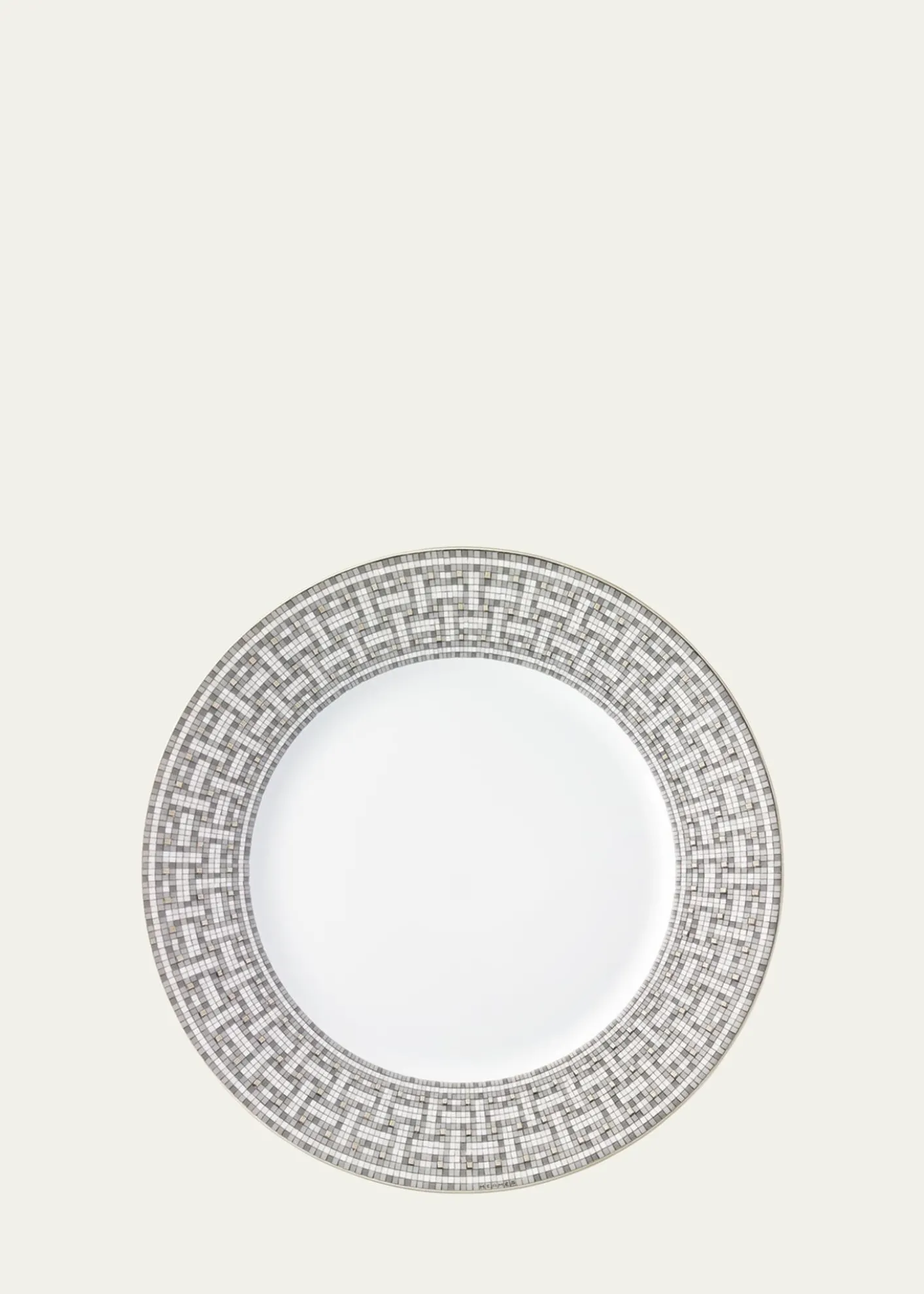 THIS ITEM IS NOT AVAILABLE.HermesMosaique au 24 Platinum Dinner Plate