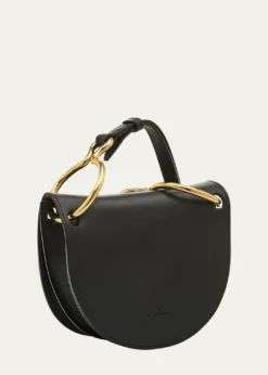 THIS ITEM IS NOT AVAILABLE.Il BisonteConsuelo Ring Flap Leather Crossbody Bag