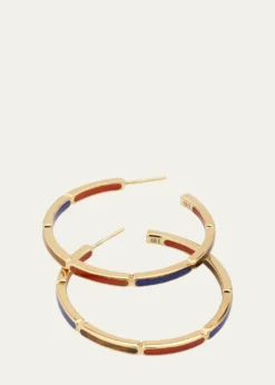 THIS ITEM IS NOT AVAILABLE.Jan LeslieInside Out Gemstone Hoop Earrings
