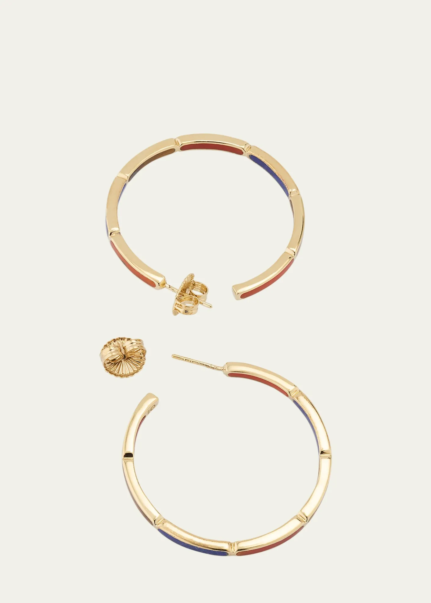 THIS ITEM IS NOT AVAILABLE.Jan LeslieInside Out Gemstone Hoop Earrings