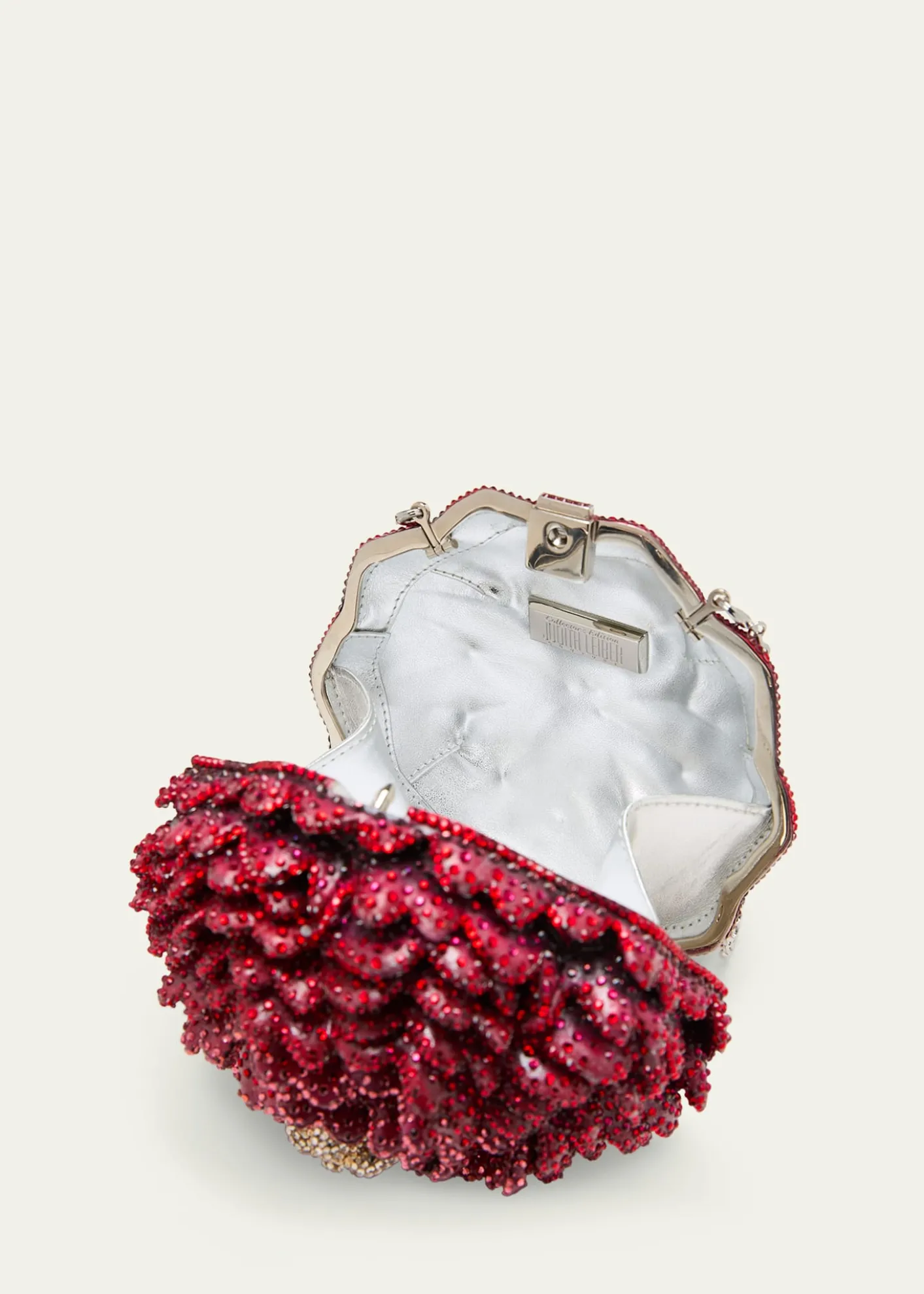 THIS ITEM IS NOT AVAILABLE.Judith Leiber CouturePeony Flame Crystal Clutch Bag