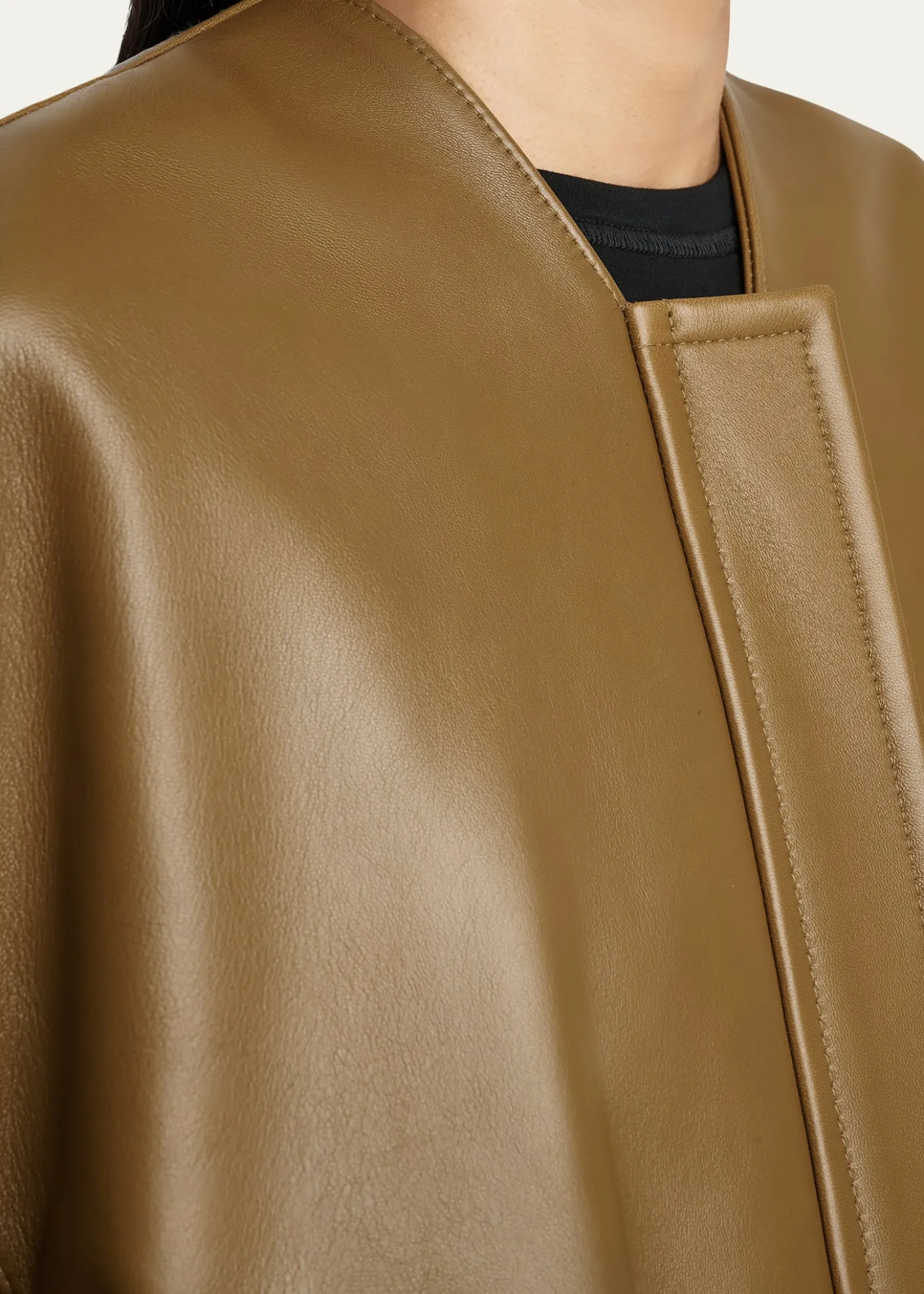 THIS ITEM IS NOT AVAILABLE.KhaiteCordan Leather Bubble Jacket