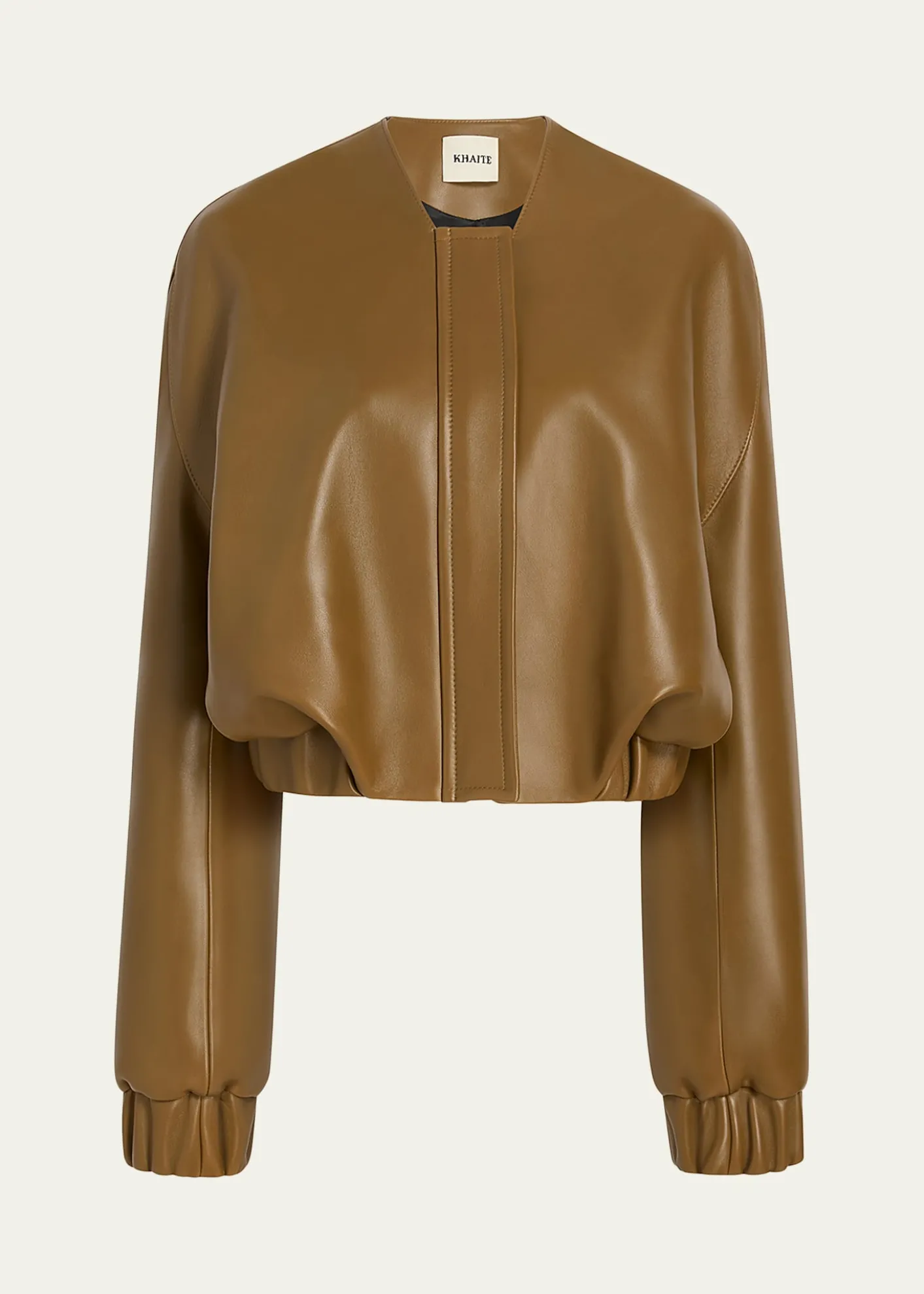 THIS ITEM IS NOT AVAILABLE.KhaiteCordan Leather Bubble Jacket