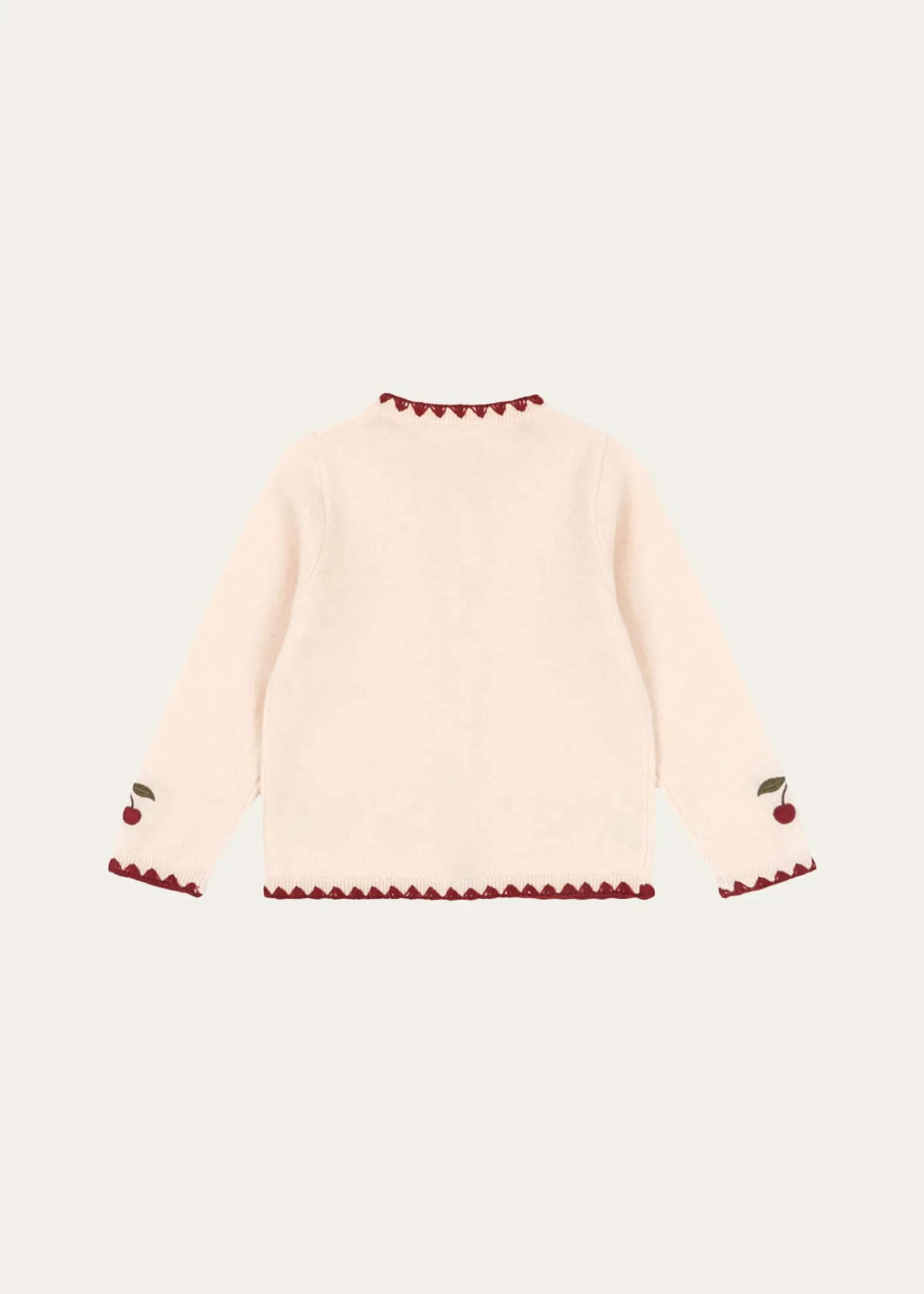 THIS ITEM IS NOT AVAILABLE.Konges SlojdCollette Cherry Embroidered Cardigan, Size 9M-10