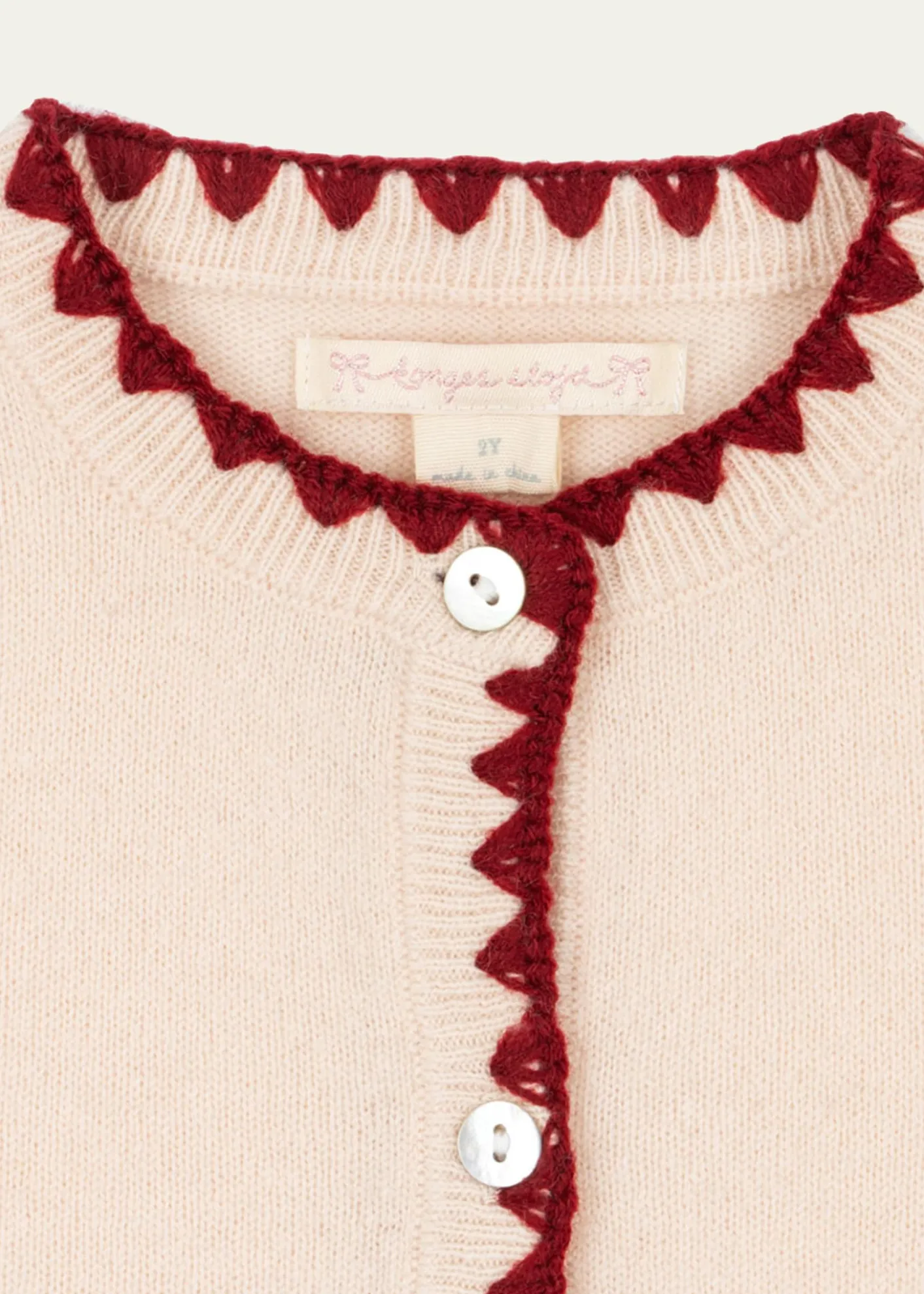 THIS ITEM IS NOT AVAILABLE.Konges SlojdCollette Cherry Embroidered Cardigan, Size 9M-10