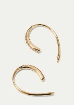 THIS ITEM IS NOT AVAILABLE.Lana14K Gold Diamond Mini Hooked Earrings