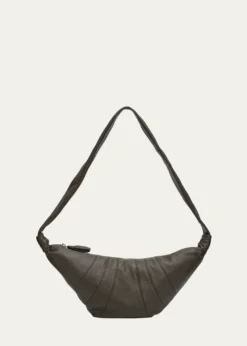 THIS ITEM IS NOT AVAILABLE.LEMAIREMen's Medium Croissant Leather Crossbody Bag