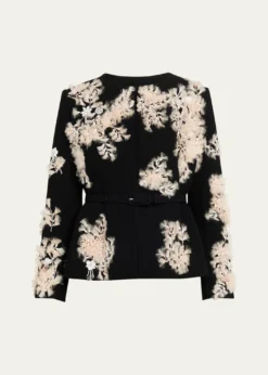 THIS ITEM IS NOT AVAILABLE.LibertineWhispering Blooms Belted Wrap Jacket