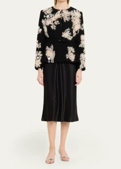 THIS ITEM IS NOT AVAILABLE.LibertineWhispering Blooms Belted Wrap Jacket