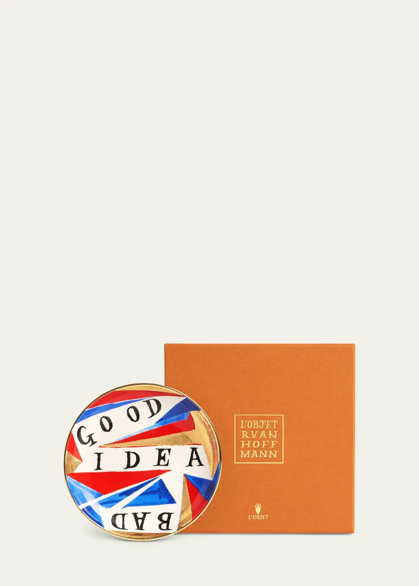 THIS ITEM IS NOT AVAILABLE.L'Objetx Ruan Hoffmann Good Bad Idea Vide Poche Plate
