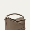 THIS ITEM IS NOT AVAILABLE.LoewePuzzle Edge Top-Handle Bag in Leather