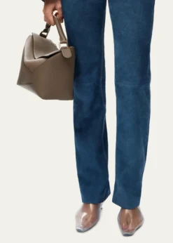 THIS ITEM IS NOT AVAILABLE.LoewePuzzle Edge Top-Handle Bag in Leather
