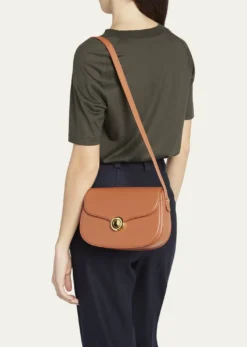 THIS ITEM IS NOT AVAILABLE.Loro PianaGhiera Small Leather Crossbody Bag