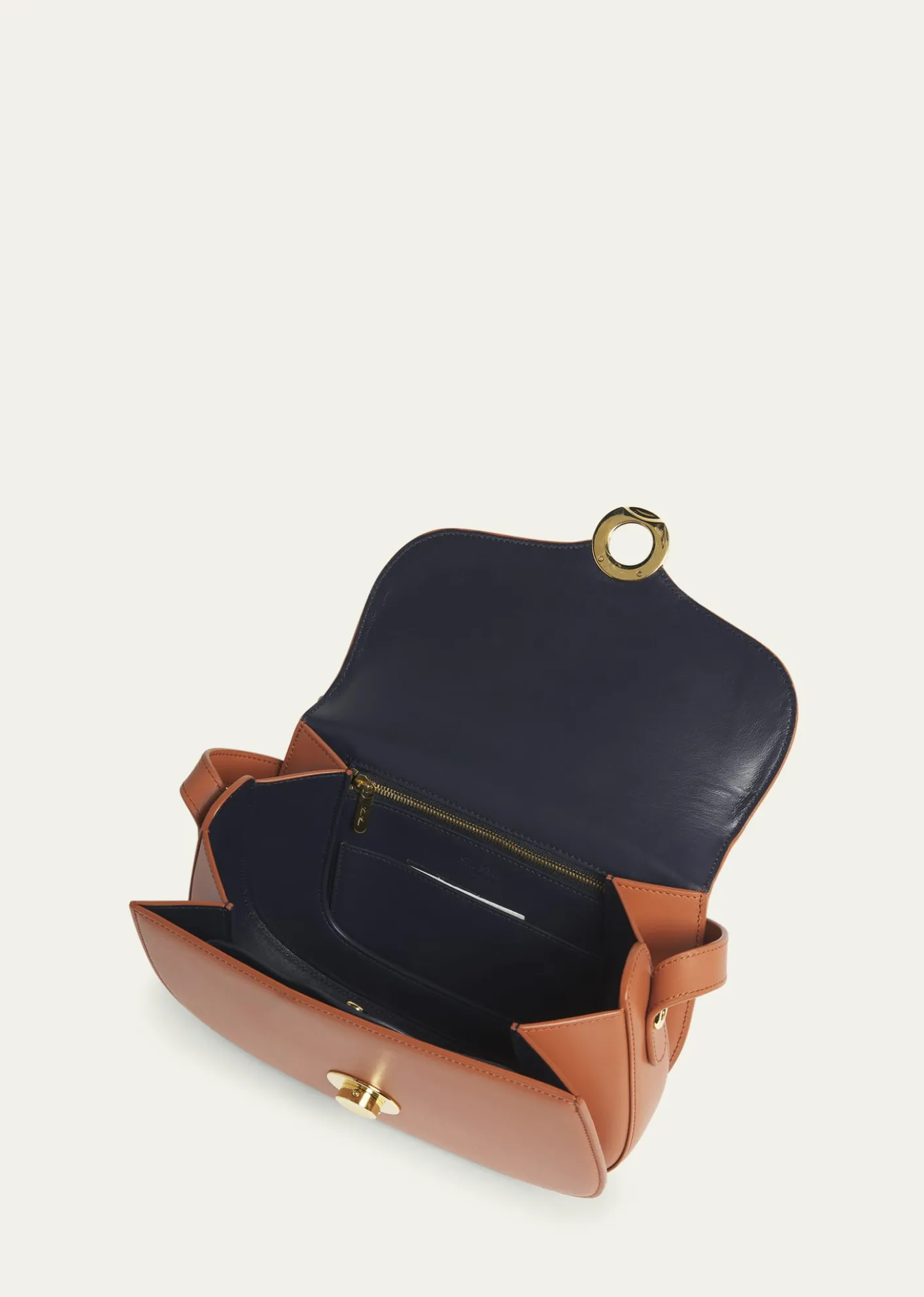 THIS ITEM IS NOT AVAILABLE.Loro PianaGhiera Small Leather Crossbody Bag