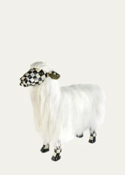 THIS ITEM IS NOT AVAILABLE.MacKenzie-ChildsCourtly Check Large White Sheep