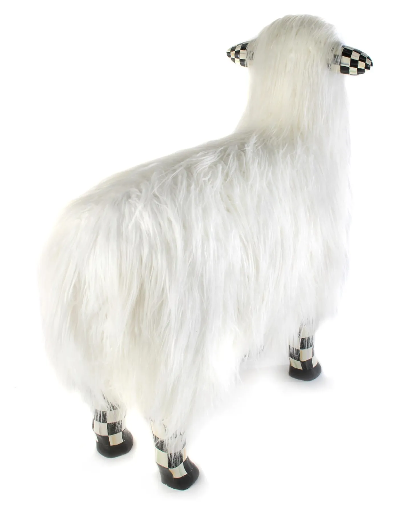 THIS ITEM IS NOT AVAILABLE.MacKenzie-ChildsCourtly Check Large White Sheep