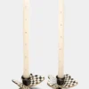 THIS ITEM IS NOT AVAILABLE.MacKenzie-ChildsCourtly Check Butterfly Candle Holders, Set Of 2