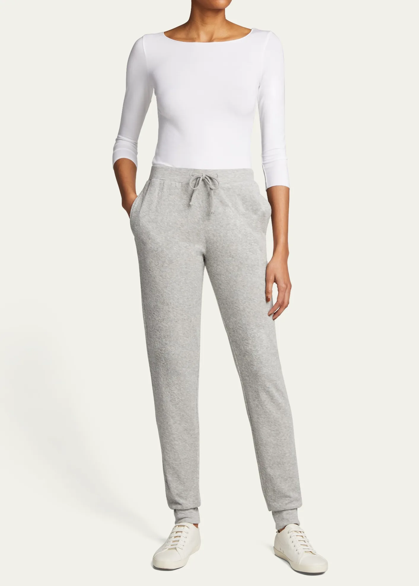 THIS ITEM IS NOT AVAILABLE.Majestic FilaturesSoft-Touch Marrow-Edge Boat-Neck Top
