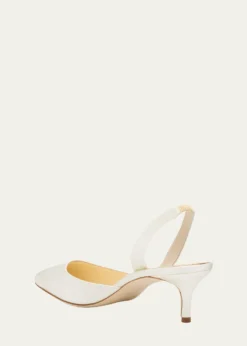 THIS ITEM IS NOT AVAILABLE.Manolo BlahnikCarolyne Kitten-Heel Halter Pumps