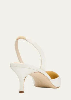 THIS ITEM IS NOT AVAILABLE.Manolo BlahnikCarolyne Kitten-Heel Halter Pumps