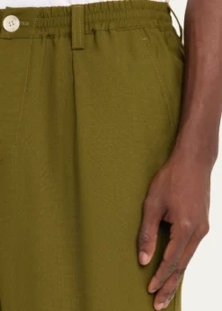 THIS ITEM IS NOT AVAILABLE.MarniMen's Wool Coulisse-Waist Pleated Trousers