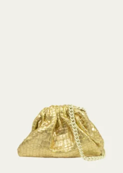 THIS ITEM IS NOT AVAILABLE.Maria La RosaGame Mini Ribbon Metallic Shoulder Bag