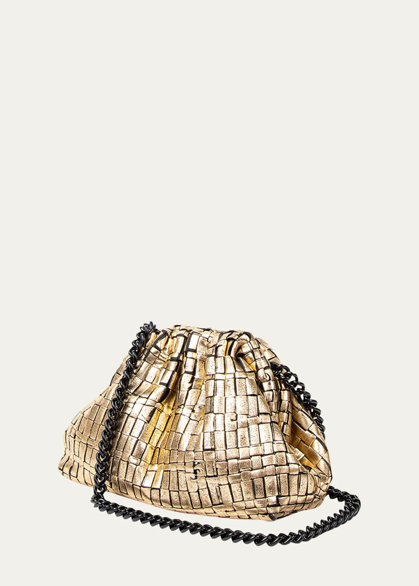 THIS ITEM IS NOT AVAILABLE.Maria La RosaGame Mini Ribbon Metallic Shoulder Bag