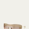 THIS ITEM IS NOT AVAILABLE.Miu Miu144MM Shield Sunglasses