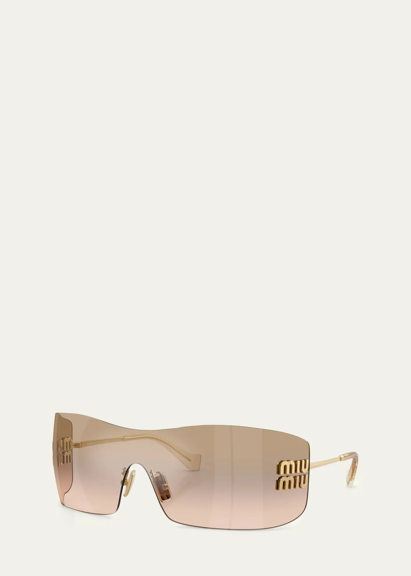 THIS ITEM IS NOT AVAILABLE.Miu Miu144MM Shield Sunglasses