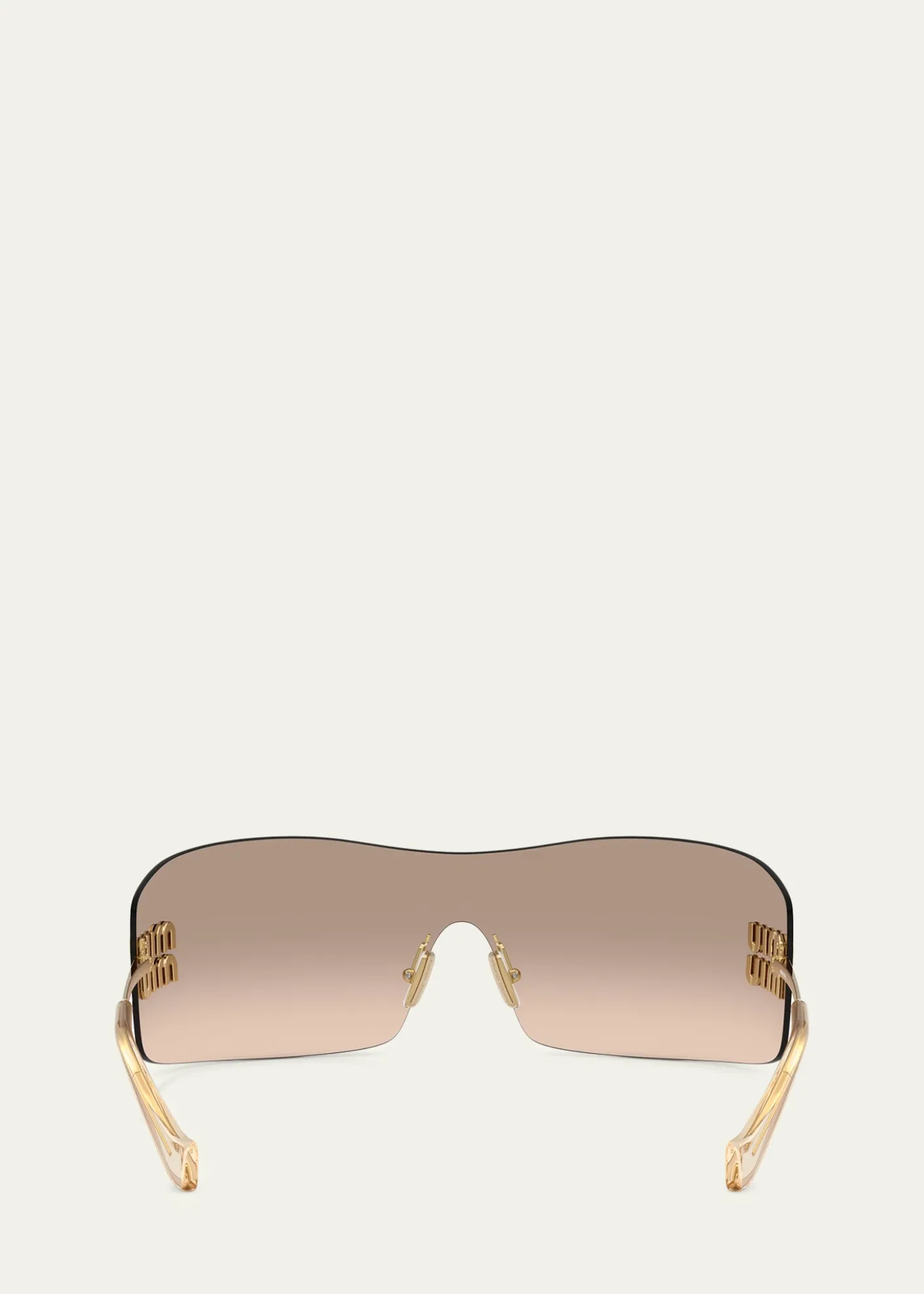 THIS ITEM IS NOT AVAILABLE.Miu Miu144MM Shield Sunglasses