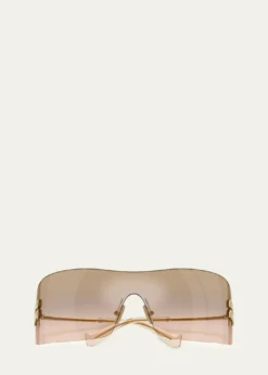 THIS ITEM IS NOT AVAILABLE.Miu Miu144MM Shield Sunglasses