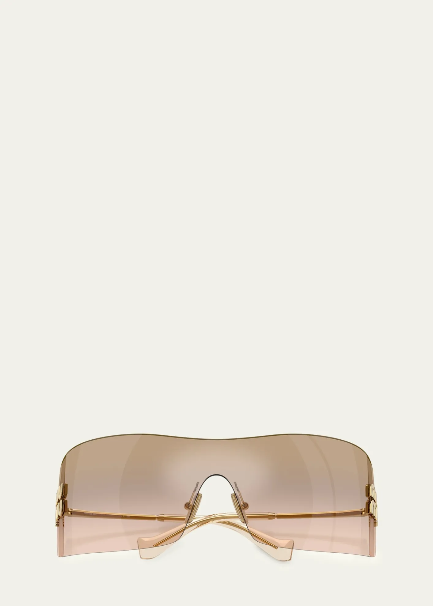 THIS ITEM IS NOT AVAILABLE.Miu Miu144MM Shield Sunglasses
