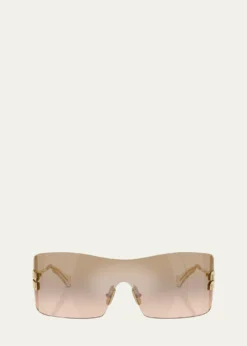 THIS ITEM IS NOT AVAILABLE.Miu Miu144MM Shield Sunglasses