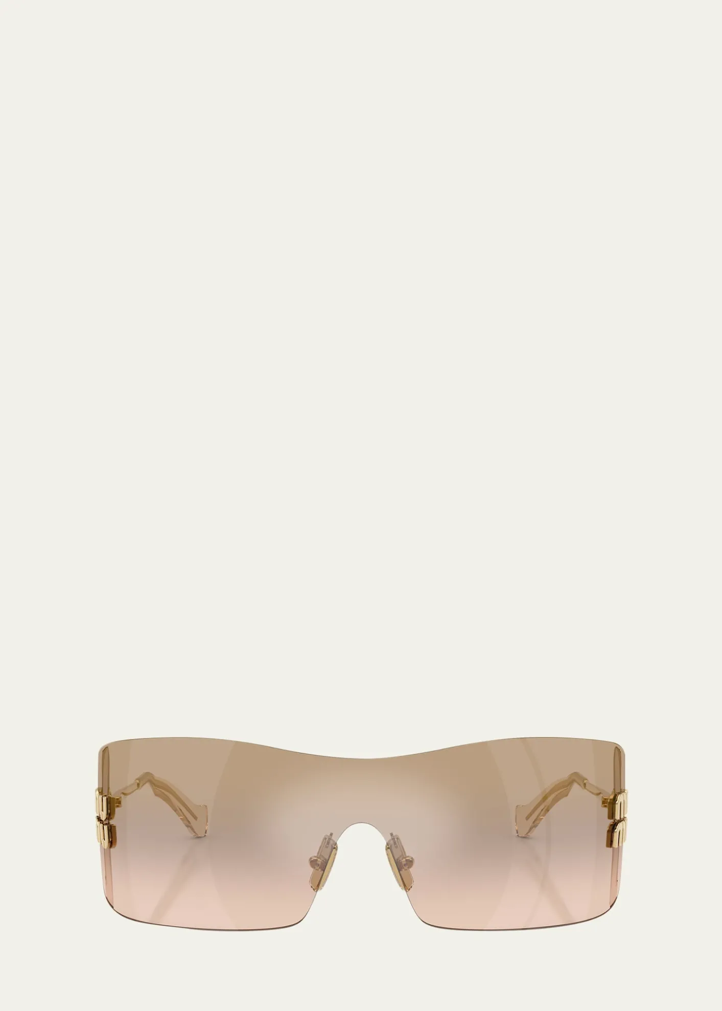 THIS ITEM IS NOT AVAILABLE.Miu Miu144MM Shield Sunglasses