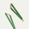 THIS ITEM IS NOT AVAILABLE.Nickho ReyBermuda Hoop Earrings with Crystals, Green