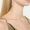 THIS ITEM IS NOT AVAILABLE.Nickho ReyCindy Rhodium Crystal Drop Earrings
