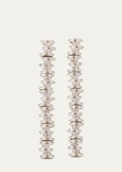 THIS ITEM IS NOT AVAILABLE.Nickho ReyCindy Rhodium Crystal Drop Earrings