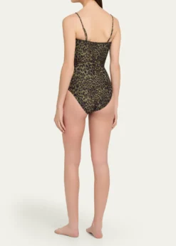 THIS ITEM IS NOT AVAILABLE.Nili LotanLeopard One-Piece Swimsuit