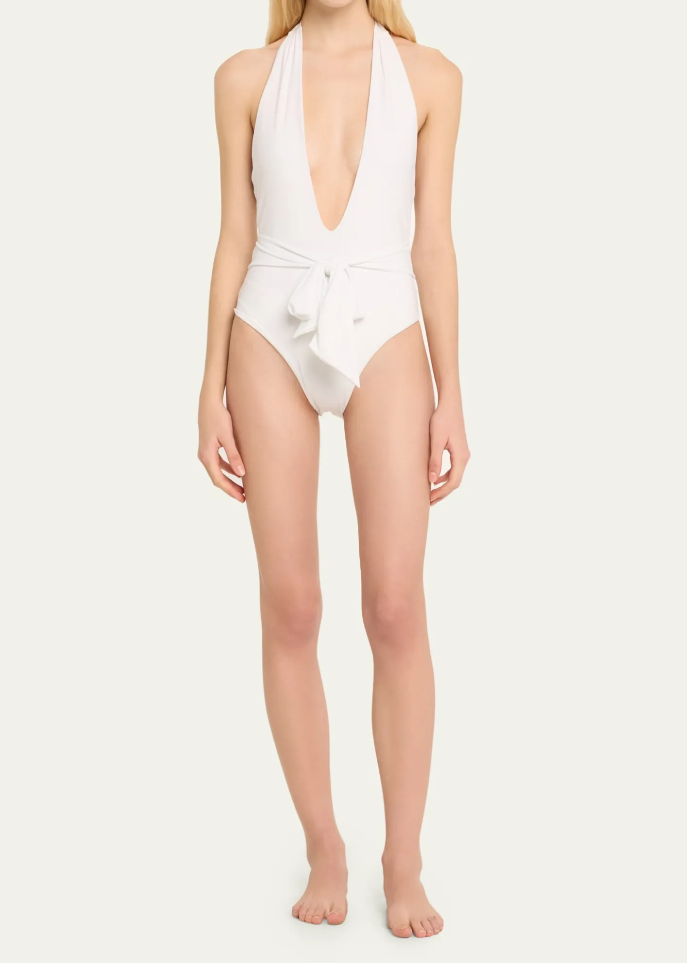 THIS ITEM IS NOT AVAILABLE.Ramy BrookRaquel Solid Backless One-Piece Swimsuit