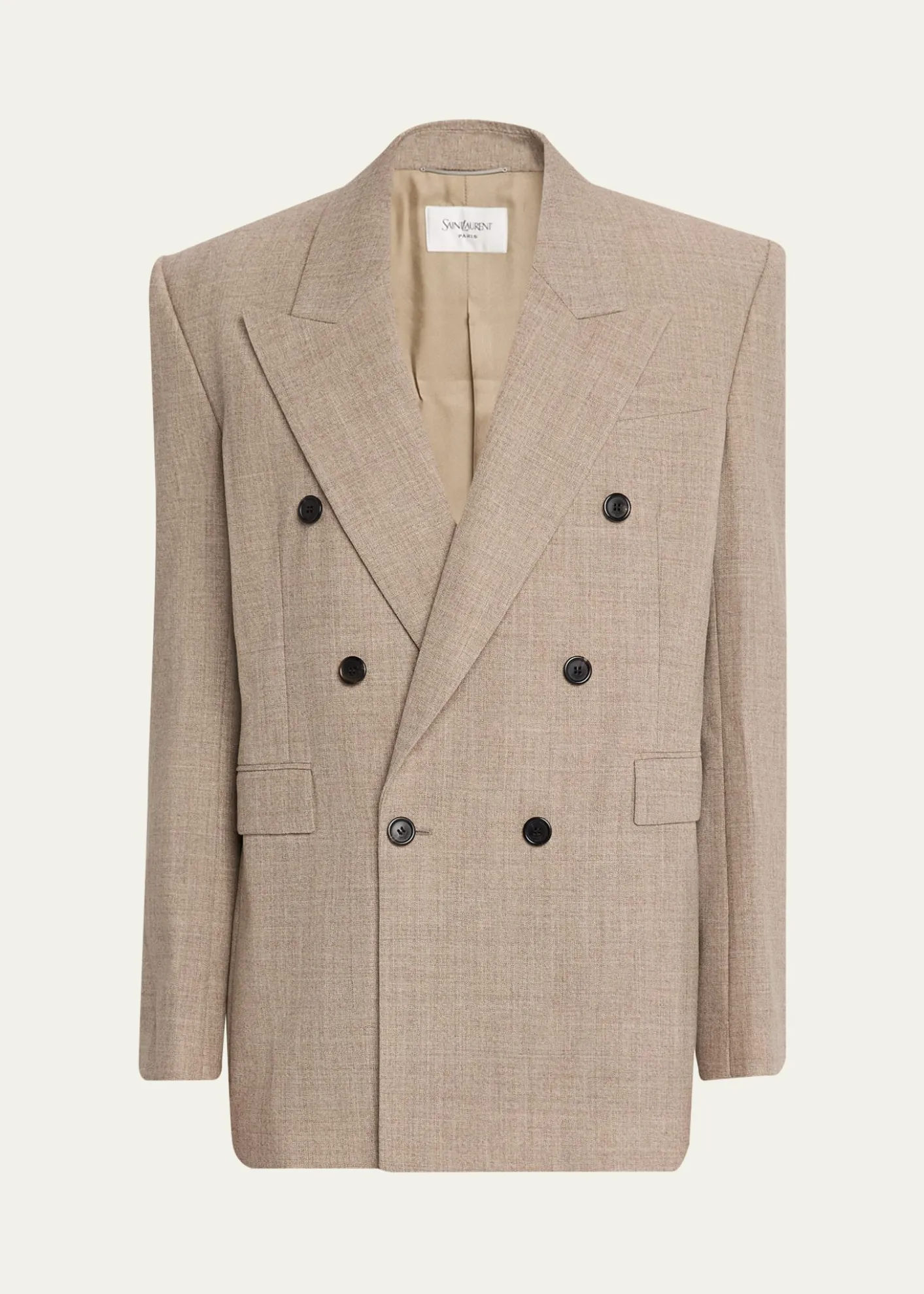 THIS ITEM IS NOT AVAILABLE.Saint LaurentMen's Double-Breasted Blazer Jacket