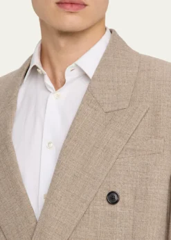 THIS ITEM IS NOT AVAILABLE.Saint LaurentMen's Double-Breasted Blazer Jacket