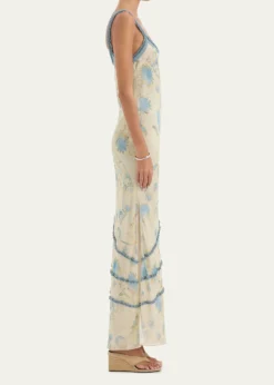 THIS ITEM IS NOT AVAILABLE.SIRCecile Ruffle Maxi Dress