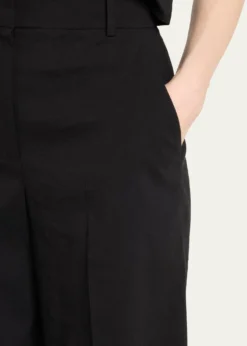 THIS ITEM IS NOT AVAILABLE.TheoryGood Crunch High-Waist Wide-Leg Trousers