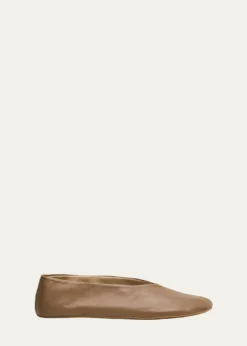 THIS ITEM IS NOT AVAILABLE.THE ROWStella Lambskin Ballerina Slippers