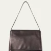 THIS ITEM IS NOT AVAILABLE.THE ROWNuance Flap Shoulder Bag in Leather