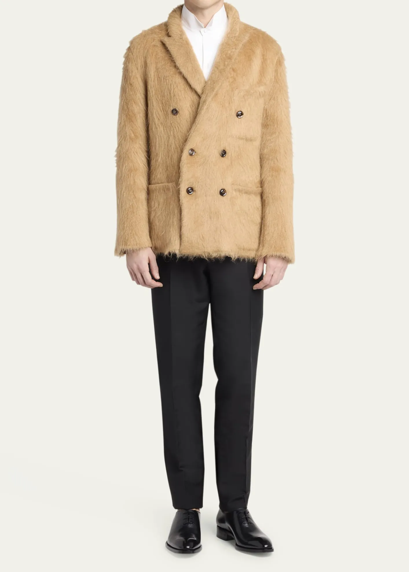 THIS ITEM IS NOT AVAILABLE.TOM FORDMen's Burnished Leather Oxfords