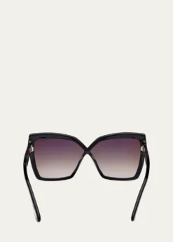 THIS ITEM IS NOT AVAILABLE.TOM FORDFiore Acetate Butterfly Sunglasses