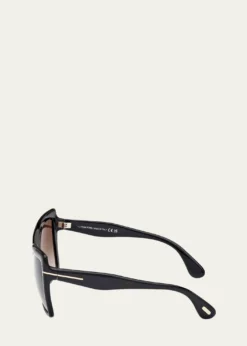 THIS ITEM IS NOT AVAILABLE.TOM FORDFiore Acetate Butterfly Sunglasses