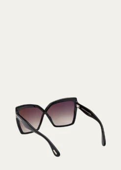 THIS ITEM IS NOT AVAILABLE.TOM FORDFiore Acetate Butterfly Sunglasses