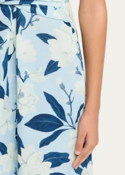THIS ITEM IS NOT AVAILABLE.VerandahHand-Draped Linen-Cotton Midi Dress